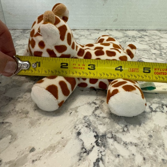 Le Bibi Giraffe Plush Toy Pacifier Holder Soothie Snuggle Baby Stuffed Animal - Picture 8 of 8